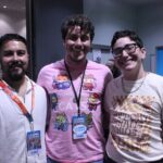 Gabe Dunn Instagram - What a cute little time had by all at the trans masc rep panel at LA Comic Con. @avi_roque and I fell in love as you can clearly see.