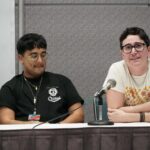 Gabe Dunn Instagram – What a cute little time had by all at the trans masc rep panel at LA Comic Con. @avi_roque and I fell in love as you can clearly see.