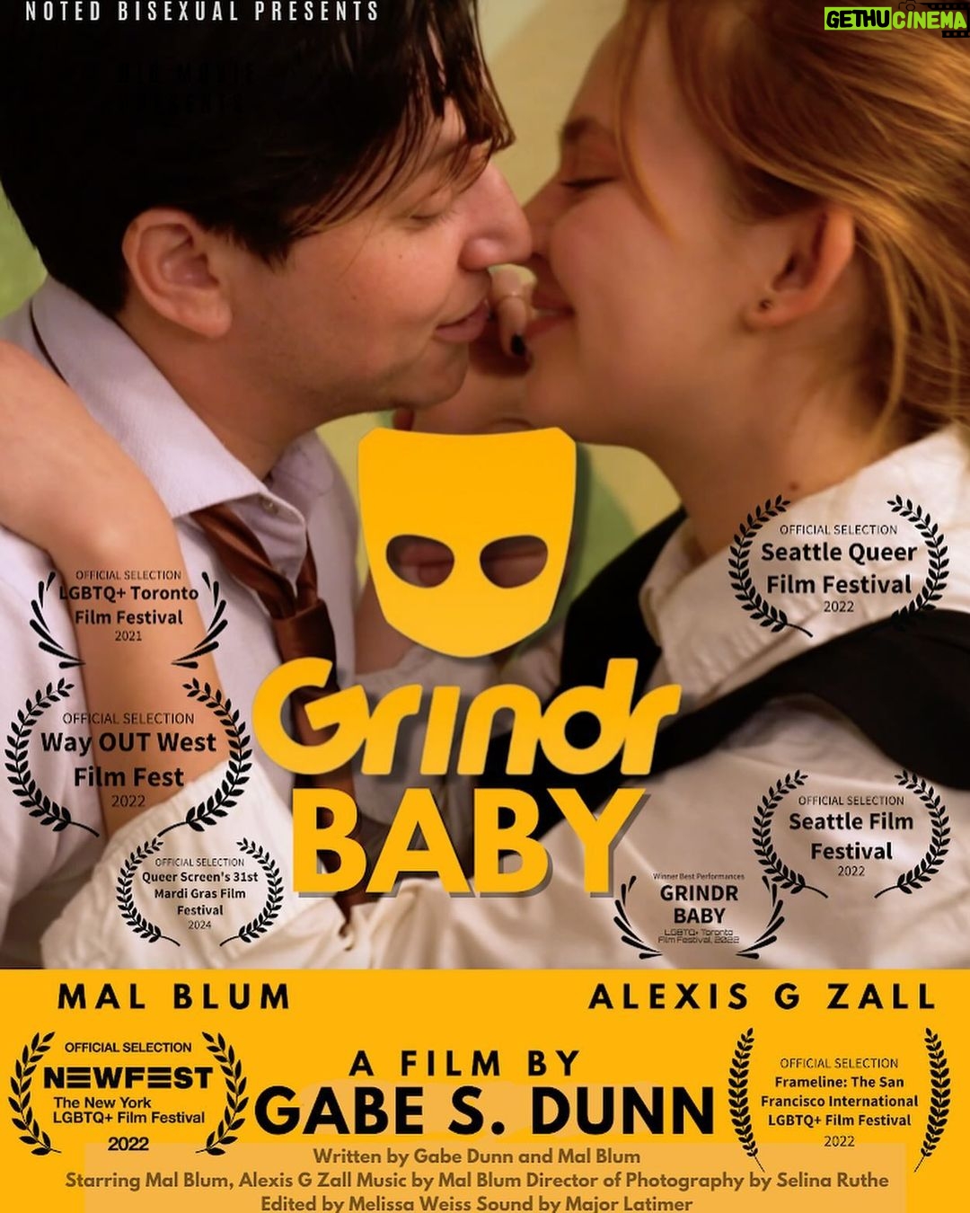 Gabe Dunn Instagram - We’re 20 percent funded already on @youandiyouandmefilm AND Grindr Baby is getting an Australian premiere! (The little short that took me around all 2022 and got so much love.) Just announced catch it at @queerscreen Bi+ Shorts in February!