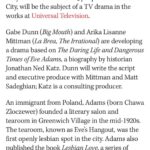 Gabe Dunn Instagram – I can’t wait for u all to meet eve :)

Gender non conforming people are not new. You just haven’t heard about the most important ones. It’s been so wild immersing myself in the world of 1920s queer activism as everything falls apart around us. If you need some inspiration, check out Jonathan’s biography of Eve and get on board for the TV show!! Huge thanks to @arikalisanne and @universaltv and @vervetla and @sssadeghiannn 🏳️‍⚧️🏳️‍🌈 📚✡️🍻