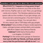 Gabe Dunn Instagram – I am insanely proud of this flyer I made for DRAG QUEEN BINGO WITH GABE AND FRIENDS!! It answers every question I’d ever have about an event. Maybe it is only hilarious and helpful to me?? 

But anyway, come on down to support trans art, local drag queens, win SO MANY COOL prizes, and meet me!! Plus, I go like almost every week and bingo is a blast. 🎯🎯🎯 Also meet some hotties! West Hollywood, California
