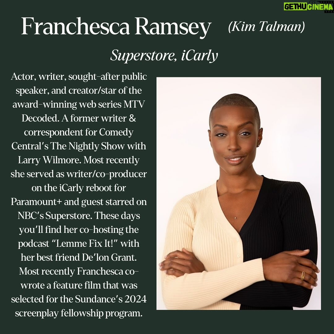Gabe Dunn Instagram - @chescaleigh joins the cast of @youandiyouandmefilm!! I’ve known Franchesca for almost my entire Internet career and I can prove it with the bananas photo you can swipe through to see. Plus, thank you to more of our @seedandspark donors! We’re less than 5k away from green light and there’s new prizes! Link in bio!