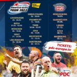 Gabriel Clemens Instagram - Sei dabei, wenn die Stars der PDC in deine Stadt kommen! Erlebe die besten Dartsspieler und die einmalige Atmosphäre live! 🎯🥳 👉🏽 Tickets: www.pdc-europe.tv 🔥 PDC Europe - Nur mit euch! 💙