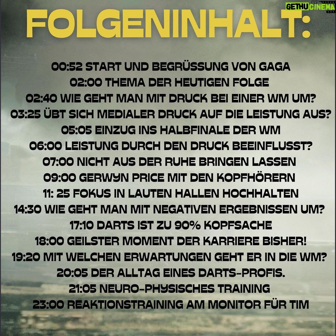 Gabriel Clemens Instagram - Jow Freunde, Welche Stelle von der Podcast Folge @leistungistkopfsache mit @gabriel.clemens180 hat euch am Besten gefallen? In der neuen Folge von hatten wir den besten deutschen Dartsspieler „The German Giant“ aka. Gabriel Clemens für euch am Start. Für @timstanislaw und @jan1gk war es ein Privileg mit dem Mann zu sprechen, der letztes Jahr bei der Darts-WM ganz Deutschland mit seiner Performance mitgerissen hat. Da dieser Sport sehr anspruchsvoll für den Kopf ist, musste Gaga natürlich Rede und Antwort stehen, wie er den Fokus z.B. bei einem WM-Halbfinale gegen Michael Smith aufrecht hält und wie er seine Konzentration trainiert. Zudem hört ihr interessante Fakten zum „Kopfhörer Viertelfinale“ mit Gerwyn Price und weiteren spannenden Themen rund um den @ersterfcs Fan Gaga, wenn wir ihn fragen: WORAN HAT ES GELEGEN? #fussball #dart #motivation #podcast #like