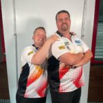 Gabriel Clemens Instagram - Team Germany 🇩🇪 @gabriel.clemens180 and me are ready 💪🏻💪🏻 Let’s Go!!! Thanks to my Sponsors @wellyoufitness @dpulsdarts @dartspool.de @dartshopbarsinghausen @angelfachgeschaeftzwanzig @paladin_fishing