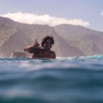 Gabriel Medina Instagram - After 4 years feels good to be back in paradaiss. I love this place💙 Depois de 4 anos, de volta ao paraiso... eu amo esse lugar. 💙 #Teahupoo 📷 @badboyryry_ Tahiti