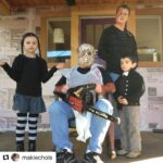 Gabrielle Echols Instagram - Flashback Friday!! 👻🎃 . . . . . #halloween#wensdayaddams #littlewensdayaddams #costumes#family#spooky