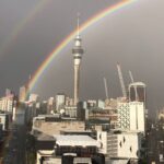 Gabrielle Echols Instagram - double rainbow :) #doublerainbow Auckland, New Zealand