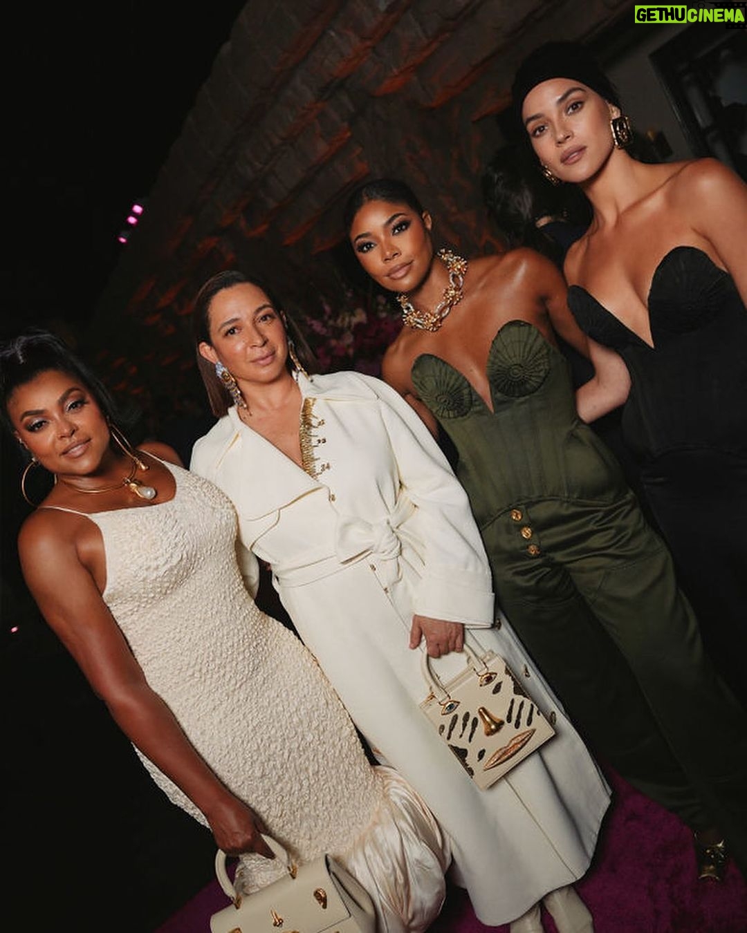Gabrielle Union Instagram - a @schiaparelli night ✨ welcome to LA @danielroseberry 😘