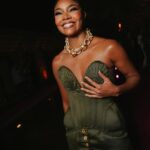 Gabrielle Union Instagram - a @schiaparelli night ✨ welcome to LA @danielroseberry 😘