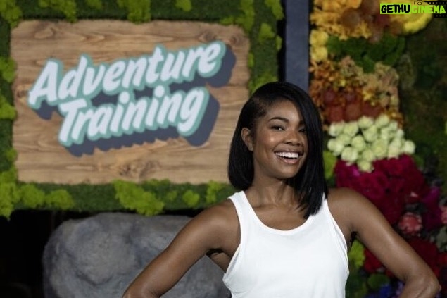 Gabrielle Union Instagram - We are THRILLED to announce we partnered with actor, producer, author and celebrity fitness enthusiast Gabrielle Union for our new family-friendly workout, “Adventure Training: Get Fit with the Great Wolf Pack.” This exciting new program will be offered every morning in the Grand Lobby of all U.S. lodges as one of our many complimentary family entertainment offerings.
