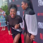 Gabrielle Union Instagram - Just enough to get a glimpse 😉 ‘The Perfect Find’ Miami screening. Coming to @netflix 6/23.