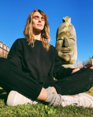Gaia Weiss Instagram - I’ve just spent one week regenerating my whole body and soul hiding in a very peaceful Abbey where I discovered the wonders of Qi Gong.
I’m pushing myself really hard at the moment, preparing the release of exciting films that I will soon be able to share with you, working on a personal project dear to my heart with my formidable co author @sylviasaether, and working on some fun upcoming stuff. 
I am incredibly grateful for all the wonderful things happening to me right now!
But it’s also very important to allow time to recharge your batteries.
Thank you my lovely  @candicebouchet for this suspended moment in time ✨
