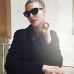Gaia Weiss Instagram - “Non c’è fine. Non c’è inizio. C’è solo l’infinita passione per la vita.” -Fellini This is me channelling this infinite passion for life Fellini was talking about. Wearing a pair of shades by @persol like Marcello 😎 And for the holidays you can have your initials engraved on your new pair of sunglasses. This is the epitome of elegance 🤌 #adv