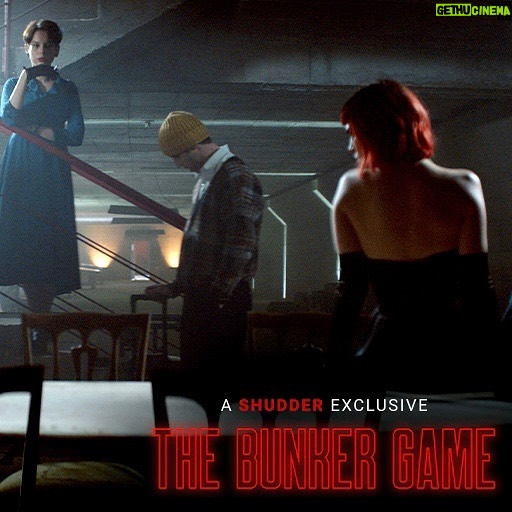Gaia Weiss Instagram - I’m excited to tell you that The Bunker Game is coming out today exclusively on @shudder and will be available in the US, UK, Canada, New Zealand, Australia, and Mexico. I wasn’t able to go to the theatrical premiere so I will be discovering it with you guys 💃😱🙌
