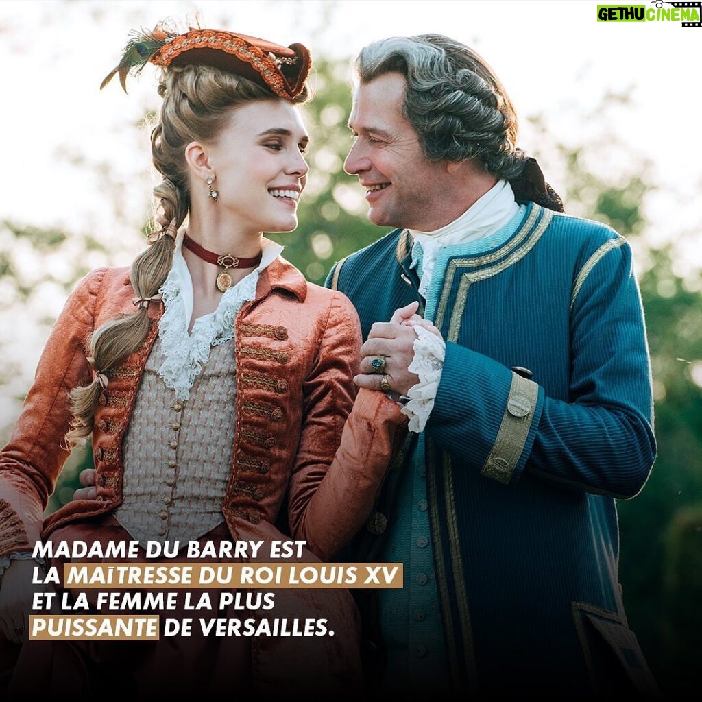 Gaia Weiss Instagram - Introducing Madame Du Barry. Madame du Barry is the mistress of King Louis XV and the most powerful woman in Versailles. Her power of seduction precedes her. Marie-Antoinette envied her style, her confidence and her sensuality. She thinks she has found in her a friend, a guide and a protector at Versailles. Everything changes when Madame du Barry sees her as a rival for the king's affection. She then moved heaven and earth to send her back to Austria. Louis XV's favourite will discover to her cost that it is dangerous to defy Marie Antoinette. What did you think of this character?