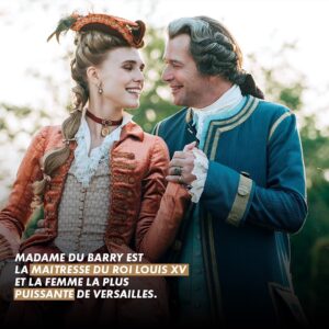 Gaia Weiss Instagram - Introducing Madame Du Barry.

Madame du Barry is the mistress of King Louis XV and the most powerful woman in Versailles. Her power of seduction precedes her. Marie-Antoinette envied her style, her confidence and her sensuality.
She thinks she has found in her a friend, a guide and a protector at Versailles.

Everything changes when Madame du Barry sees her as a rival for the king's affection. She then moved heaven and earth to send her back to Austria.
Louis XV's favourite will discover to her cost that it is dangerous to defy Marie Antoinette.

What did you think of this character?