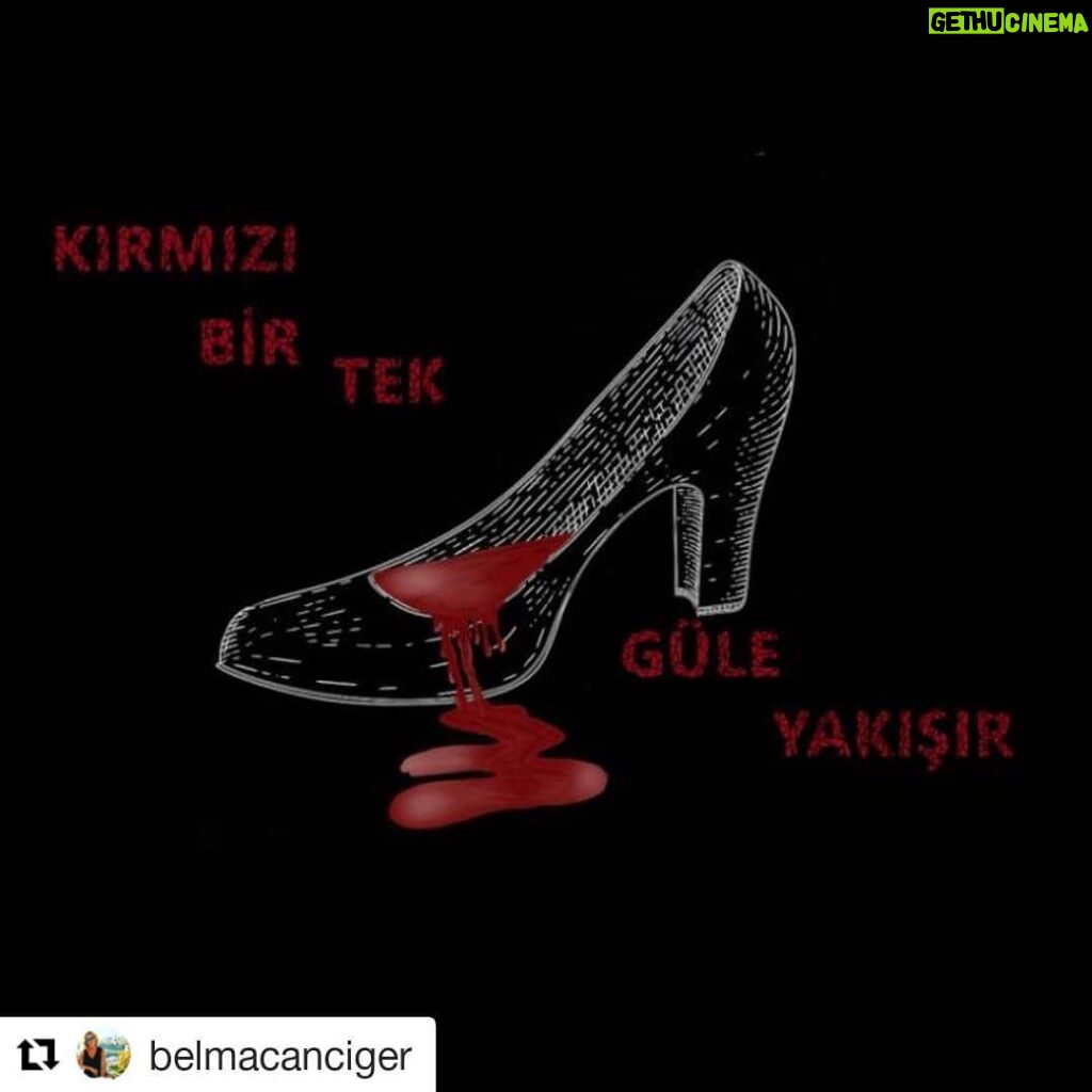 Gani Müjde Instagram - Oğlumun Kadın cinayetlerini protesto için yaptığı afis çalışması...👏👏 @ardamujde04