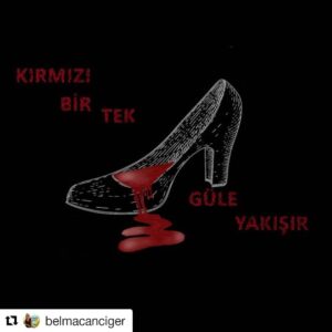 Gani Müjde Instagram - Oğlumun Kadın cinayetlerini protesto için yaptığı afis çalışması...👏👏 @ardamujde04