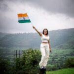 Garima Chaurasia Instagram - Happy Independence Day guys 🇮🇳♥️ #vandematram #jaihind #jaibharat #gimaashi Satara Maharastra India