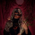 Garima Chaurasia Instagram - Happy Halloween🎃👻 . Make up 1. How’s my makeup guys?😈 . . Makeup & edit by : meee💁🏻‍♀️ 📸: @nitin_.1610 #halloween #halloweenmakeup #facepaint #pumpkin #horror #halloween2023 #gimaashi #art #gimaians