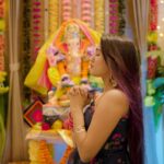 Garima Chaurasia Instagram - My gannu♥️🙏🏻🥹 Ganpati Bappa Morya 💐 #gimaashi #ganesha #ganpatidecoration #bappa #ganeshchaturthi #gimaians