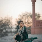 Garima Chaurasia Instagram - Yeh tune kya kiyaaaa ✨ . #gimaashi #yehtunekyakiya #ethnic #pakistanisuit #gimaians