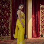 Garima Chaurasia Instagram - How’s my *Laado peela* attire? 🤭💖 #gimaashi #gimaians #ethnic #haldiceremony #haldioutfit