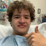 Gaten Matarazzo Instagram - Surgery number 4! This is a big one! To learn more about Cleidocranial Dysplasia and how you can help those with the condition you can go to ccdsmiles.org.