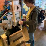 Gaten Matarazzo Instagram - Had a great time enjoying my morning beverage with these fur babies at @javacatscafe They’re all looking for homes, so go take a look ❤️😺 Java Cats ATL