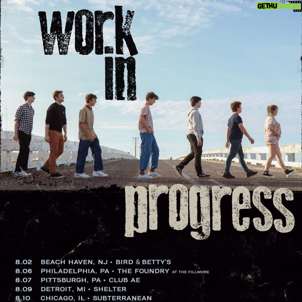 Gaten Matarazzo Instagram - Less than two weeks until I start my tour with @work_in_progress_band ✌️Will I see you there? Click the link in my bio for tickets and dates!
