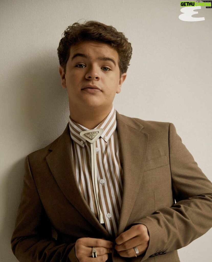 Gaten Matarazzo Instagram - Great chat with @brady_langmann2 for @esquire New York City, N.Y.