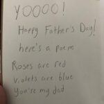 Gaten Matarazzo Instagram - Couldn’t find any pictures of my dad from the past year and a half, so here’s the card I got for him. Happy Father’s Day, Dad. Thanks for letting me live in your house rent free for 18 years. And for like feeding me and stuff. But seriously. Love you dad. Happy Father’s Day.