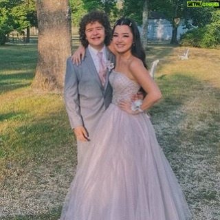 Gaten Matarazzo Instagram - Got to go to prom with this goober. Thanks for letting me tag along broski. Love you. Edit: the camera quality in this picture is indeed immaculate 😊