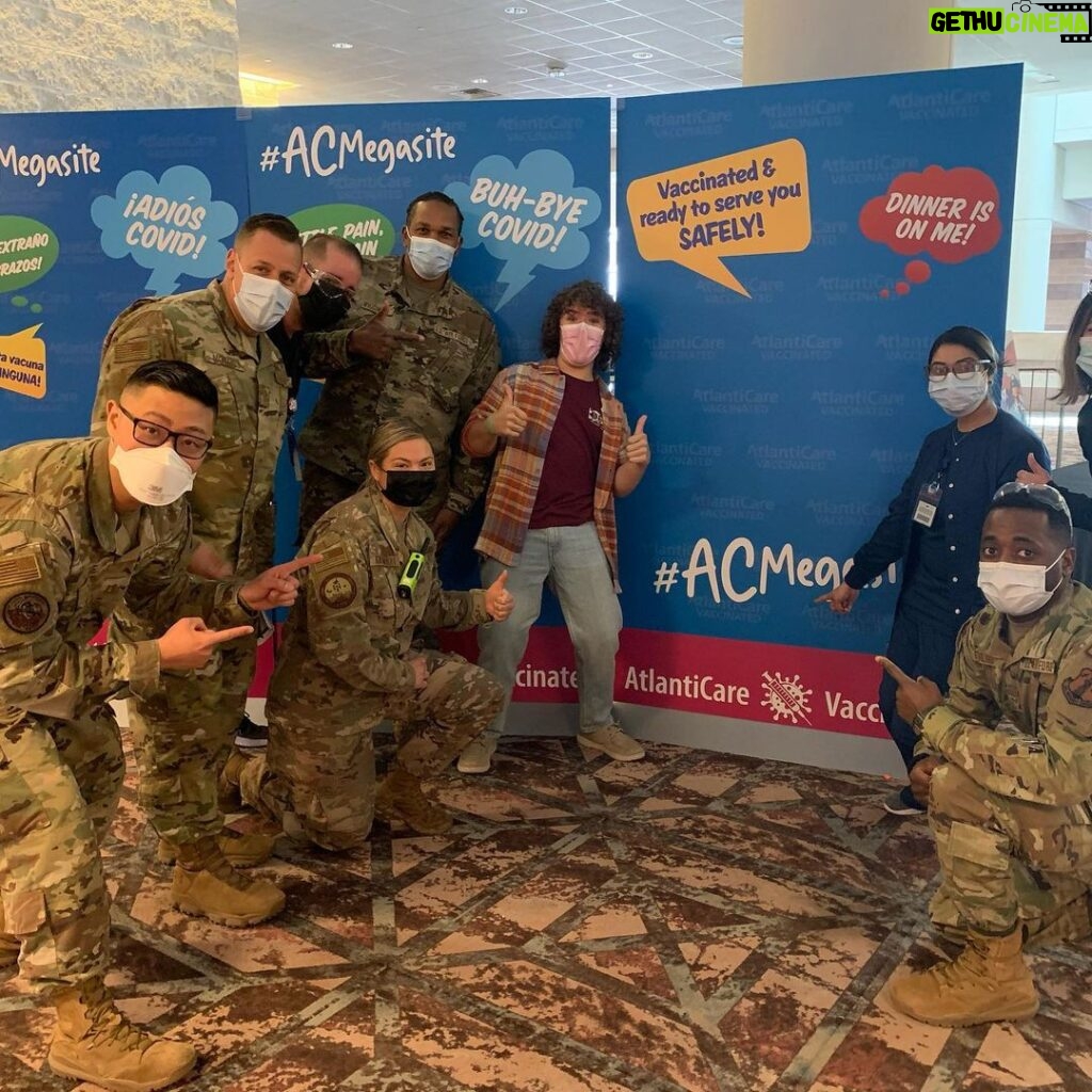 Gaten Matarazzo Instagram - Round two! Fully vaccinated! If you’re in the Atlantic City NJ area please go to the Atlantic City Convention Center to get your vaccinations. They’re accepting walk in’s!!!! It’s so easy and so quick. Let’s all do our part to fight back against COVID-19. Wear a mask. Get vaccinated. Socially distance. Wash your hands. If not out of concern for yourself, than out of concern for those around you. You can make a serious difference. #acmegasite