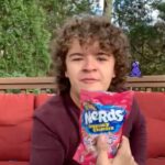 Gaten Matarazzo Instagram – #AD It’s not often that a mysterious briefcase shows up on your doorstep, but the real mystery here is that somehow @NERDSCandy was able to combine crunchy, gummy, yummy into NERDS Gummy Clusters. I’ll eat these all day, trying to figure out how they did this. If you want to help me out with a theory (I’m leaning toward wizards), drop it in the comments.