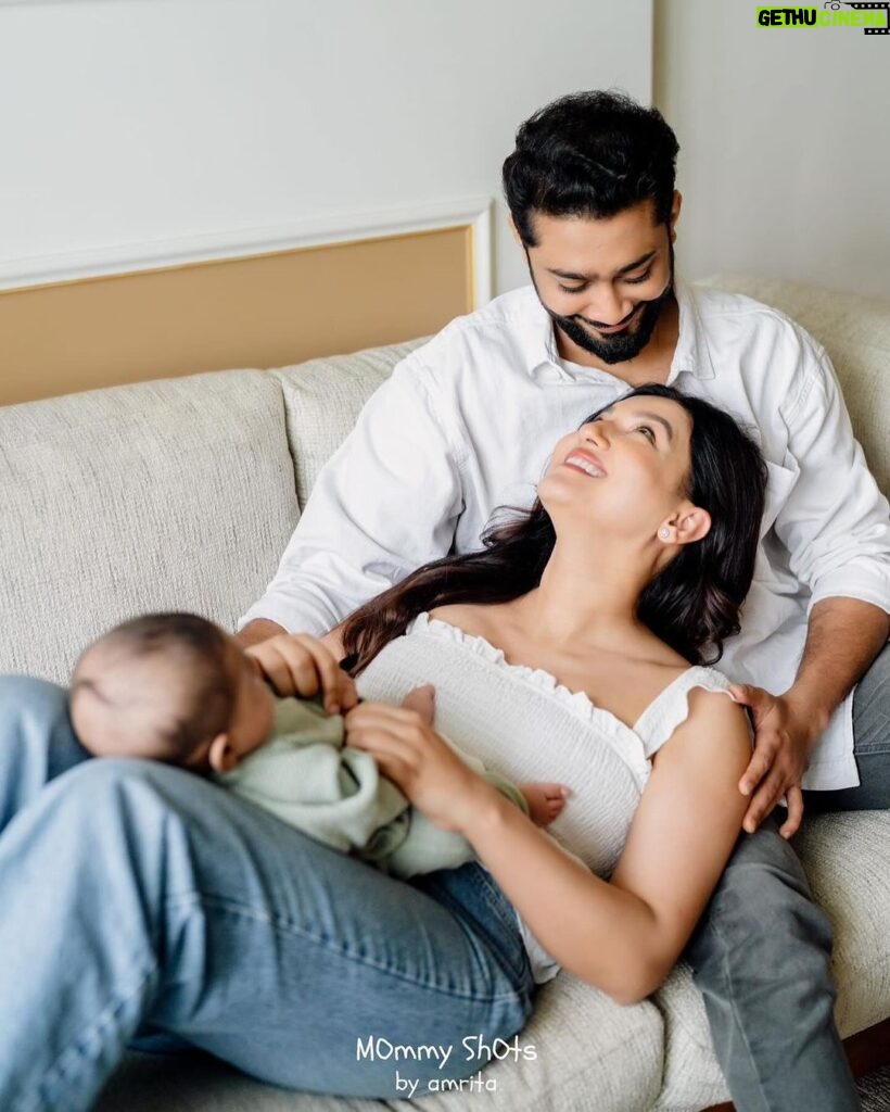 Gauahar Khan Instagram - Our beautiful boy is #8months today … #allahummabaariklahu . This is a much older shoot but every moment with him has been pure joy n hence perfect to share . Thank you @mommyshotsbyamrita for capturing us at 4 months of Zehaan 😘 .. need to plan another one now that he is 8months . Bless you . Thank you everyone for the love for Zehaan . Pls do always keep him in your prayers. Sending love from our families , Khans and Darbars . ♥️ Mumbai, Maharashtra