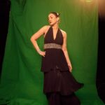 Gauahar Khan Instagram - Senorita 🖤 Outfit: @gunikamehraofficial Earrings: @sunitaguptajewellery Bracelet: @sunitaguptajewellery @gehnajewellers1 Styling: @devs213 assisted by @krutikaa_sharma 📸 : @anurag_kabburphotography #week8 #jhalakdikhlajaa11 #happynewyear Mumbai, Maharashtra