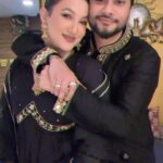 Gauahar Khan Instagram – We wore these T-shirts , night after out wedding festivities , still transitioning into our best human selves every night from there on 🥰
#Alhamdulillah #Allheart #husbandandwife #funny 
Zaid’s outfit : @nafsindia ✨
Gauahar’s outfit : @urbanstree ✨