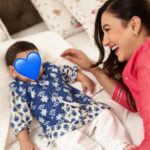 Gauahar Khan Instagram - #Incollaboration with @firstcryindia Festivals are always special... but this Diwali is extra special because it's my little one's very first. The joy of dressing him, every detail, every thread in his festive attire I've chosen with love. @firstcryindia ‘s endless varieties are my go-to stop to choose the best for him. Be it picking between multiple types of clothing, to soft, breathable hypoallergenic fabric prioritizing his comfort. I picked this amazing Jaipuri Flower Motif Printed Kurta, beautiful design, and vibrant blue color to make his first Diwali truly memorable. The little laughter and his twinkling eyes in these colorful clothes make every effort worth it. Use my code GAUAHARDW50 to grab an amazing 50% off on Fashion and 45% off on everything else @firstcryindia .Shop now and make this Diwali special for you and your lil ones! Happy Diwali! 🪔 #firstcrywalidiwali23 #firstcrywaliDiwali #firstcryindia #firstcry #FussNowAtFirstcry #firstcryfashion #kidsfashion #ad Mumbai, Maharashtra