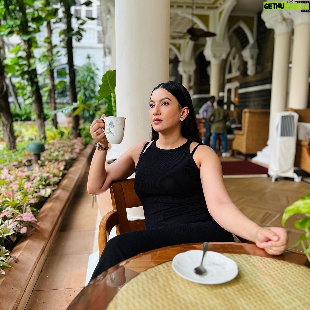 Gauahar Khan Instagram - Chai time ☕️ The Taj Mahal Palace, Mumbai