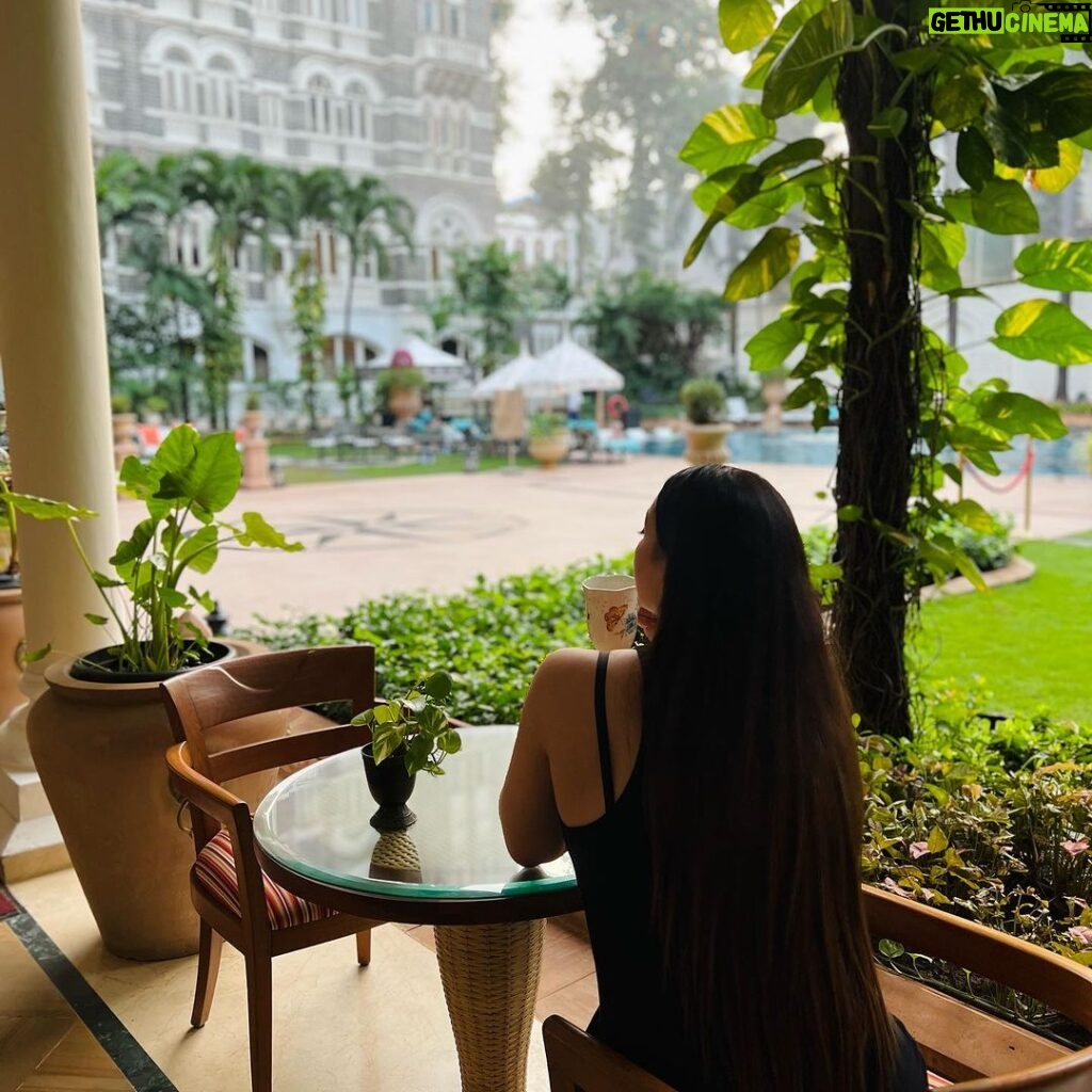 Gauahar Khan Instagram - Chai time ☕️ The Taj Mahal Palace, Mumbai