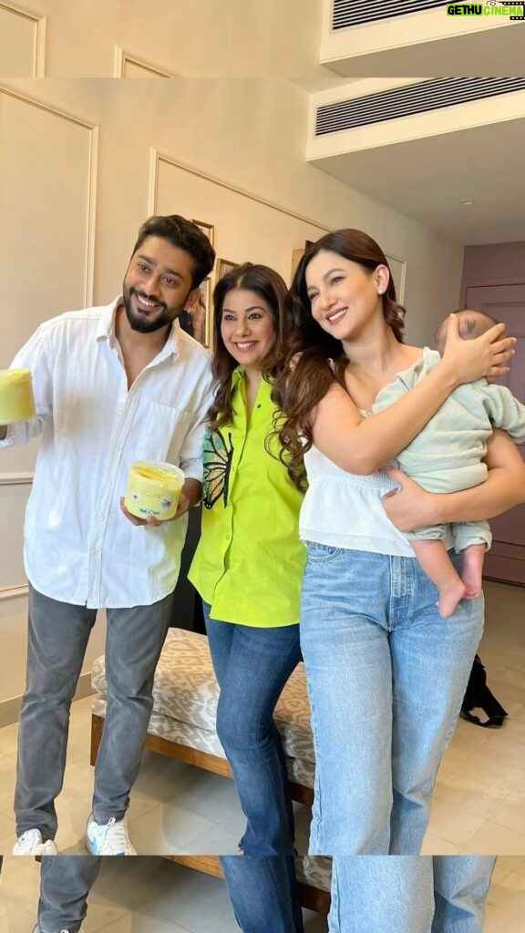 Gauahar Khan Instagram - @gauaharkhan and @zaid_darbar extended their warm invitation to us once again, and this time, it was truly special. We stepped into their home to capture the delicate impressions of their baby boy’s tiny hands and feet—an experience that overflowed with boundless joy and love. 👶👣❤️ At moments like these, hygiene becomes more than just a routine—it’s our unwavering commitment. With @savlon.india as our trusted hygiene partner, we ensure the safety and well-being of these precious little ones, is handled with utmost care and protection. 🌼👐💕 Every coo, giggle, and wiggling toe marked the beginning of a new chapter filled with warmth and wonder, a testament to the beautiful journey they’ve embarked upon as parents. 🌟👪 WhatsApp on +919821051115 or DM us to create one for your little ones today and capture their precious moments!✨💌