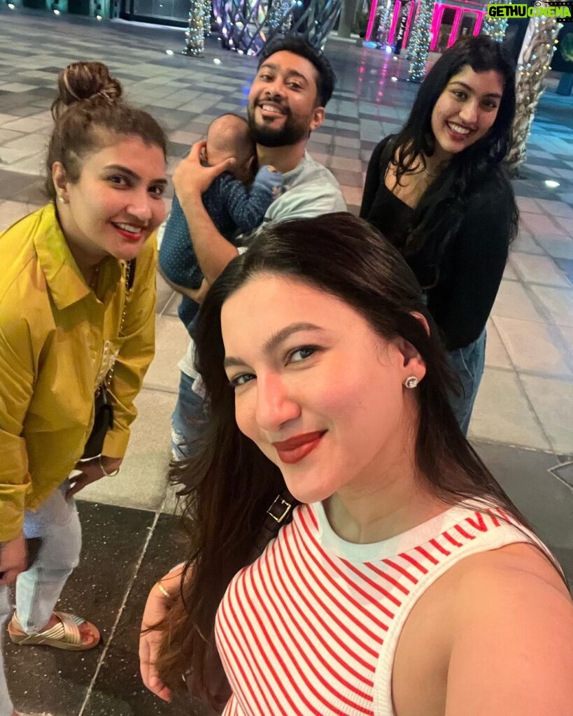 Gauahar Khan Instagram - Hey sister ❤️ u are special . On your birthday I pray for all the abundance of joy , love , laughter n health for u . Ameen . Thank u for looking after me during my pregnancy, pampering me , n being there for me when I became a new mom . U along with my nix really helped me thru my most vulnerable time as a new mom . May Allah bless u always . U always go out of ur way to be a great host for ur family visiting Dubai , always keep ur fatigue away to make plans for others , ure a chiller of a mom n always there for ur kids , ma sha Allah. May u see the success of them n ur own . Ameen . My Zehaan loves u zaxs khala . ❤️🧁 happy birthday 😘 love u . @zakiazkhan