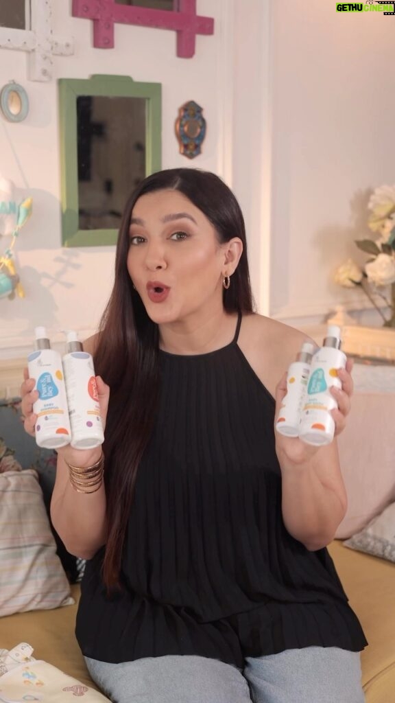 Gauahar Khan Instagram - Your ‘new mumma on a mission’ is fully updated. Don’t even think otherwise! 😏👊🏼 As I embark on this journey of motherhood, my focus remains unwavering on what’s best for my baby. Recently, I’ve discovered these incredible baby products from @rforrabbitbaby Do check this reel to witness my admiration for their ultra-soft feather diapers, the nourishing Pure & Beyond range, and their strollers built to international standards. Explore the range of exceptional baby products from @rforrabbitbaby Embrace these choices, and you’ll be just like me! 😉 #RForRabbit #BabyCare #GauaharKhan #ad