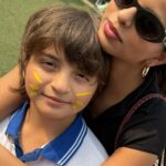 Gauri Khan Instagram - Lil one at the sports day….Running….Jumping….Throwing and Winning….with his Cheerleader ❤️