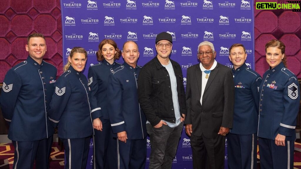 Gavin DeGraw Instagram - Thank you @usairforce and @usafband. What an honor! God bless. MGM National Harbor