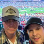 Gavin DeGraw Instagram - The DeGraw bros take on the Kelce Bowl! Who we rooting for? #SBLVII State Farm Stadium
