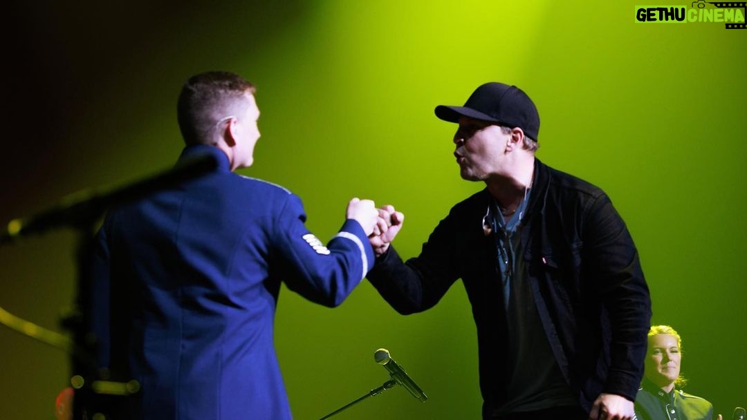 Gavin DeGraw Instagram - Thank you @usairforce and @usafband. What an honor! God bless. MGM National Harbor