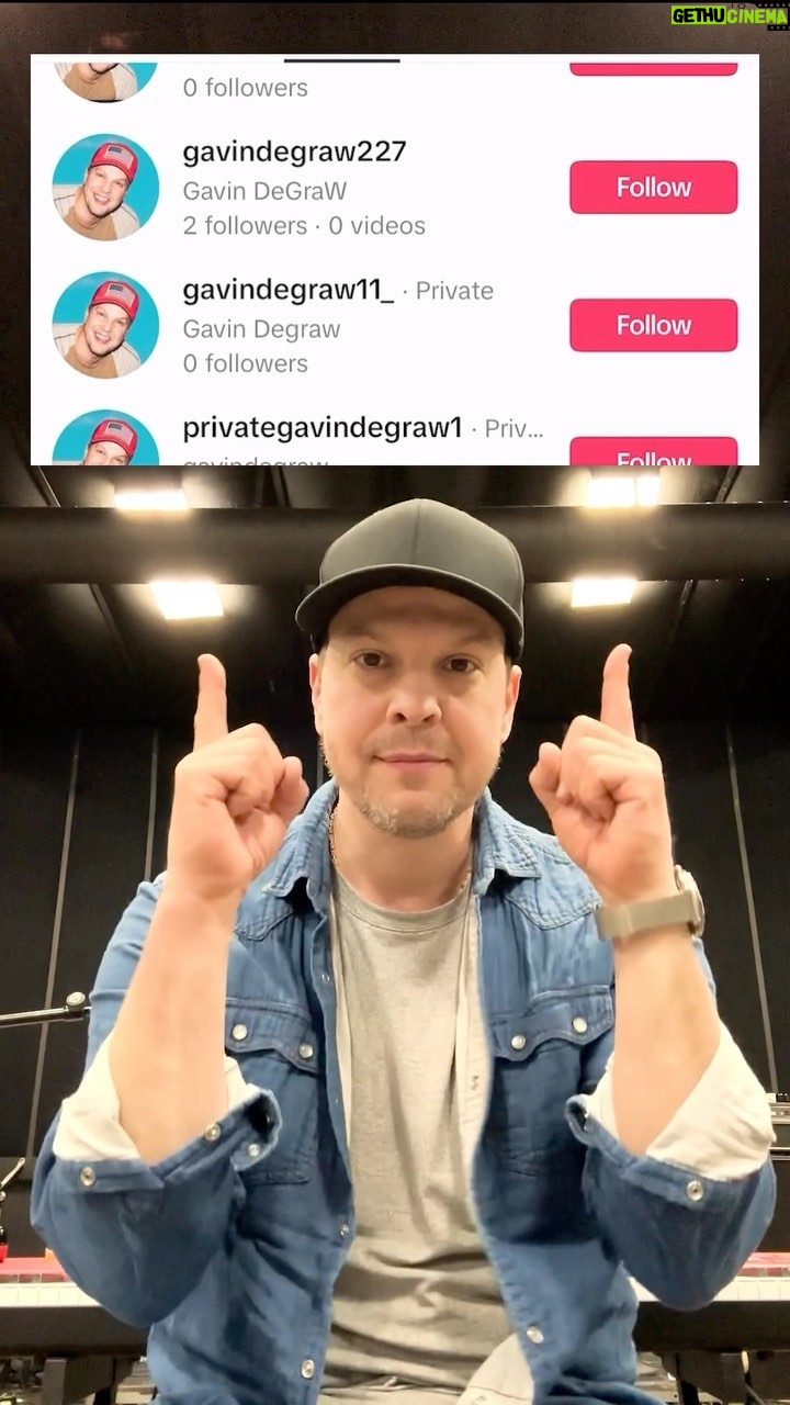 Gavin DeGraw Instagram - ⚠️ Can I have everyone’s attention please? ⚠️ You will never get a message from anyone other than me.
